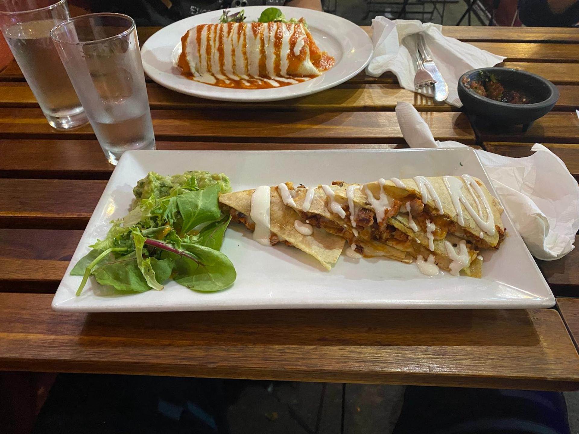 Image of some food from El Porton