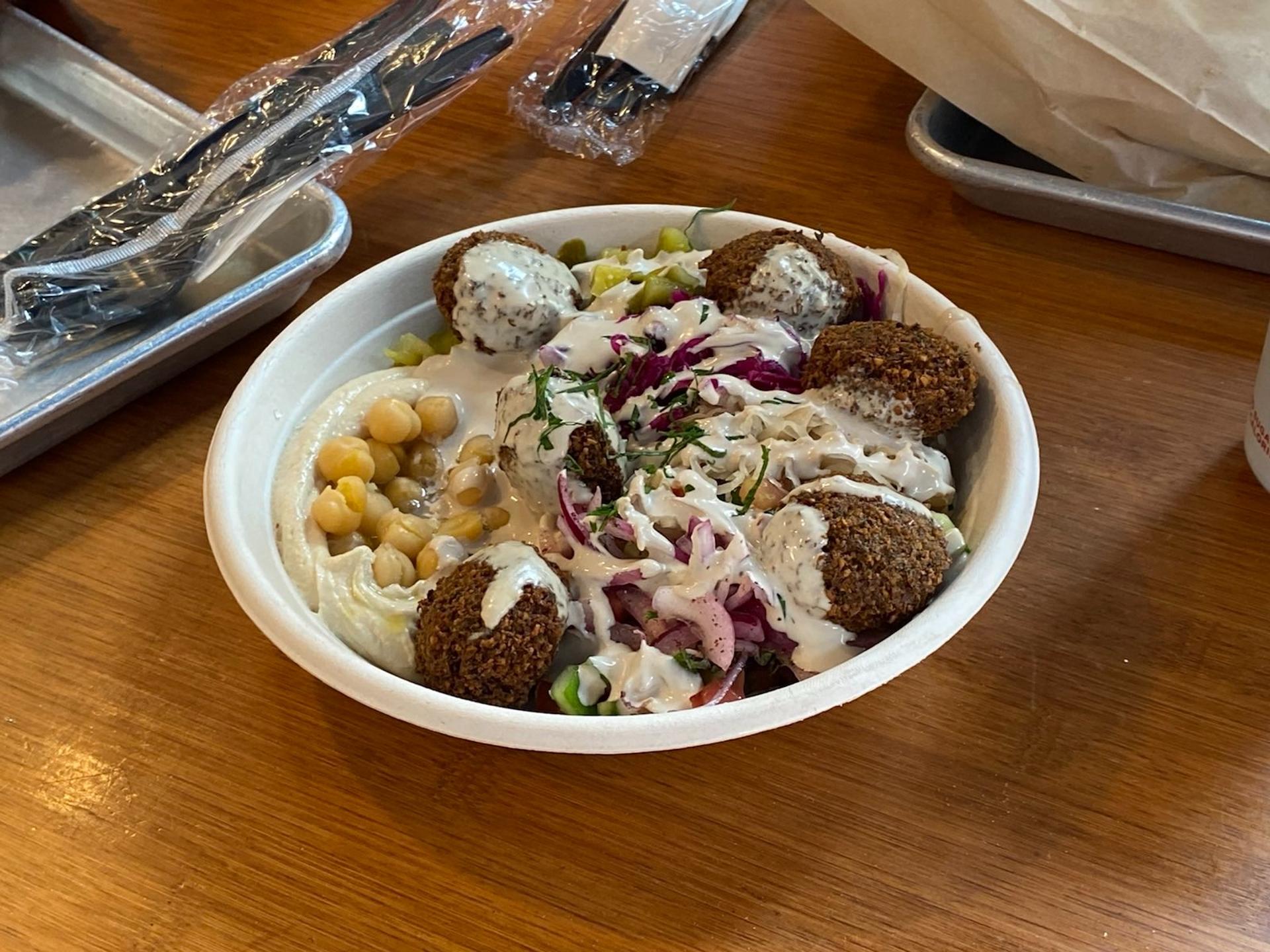 Image of some food from Tamam Falafel